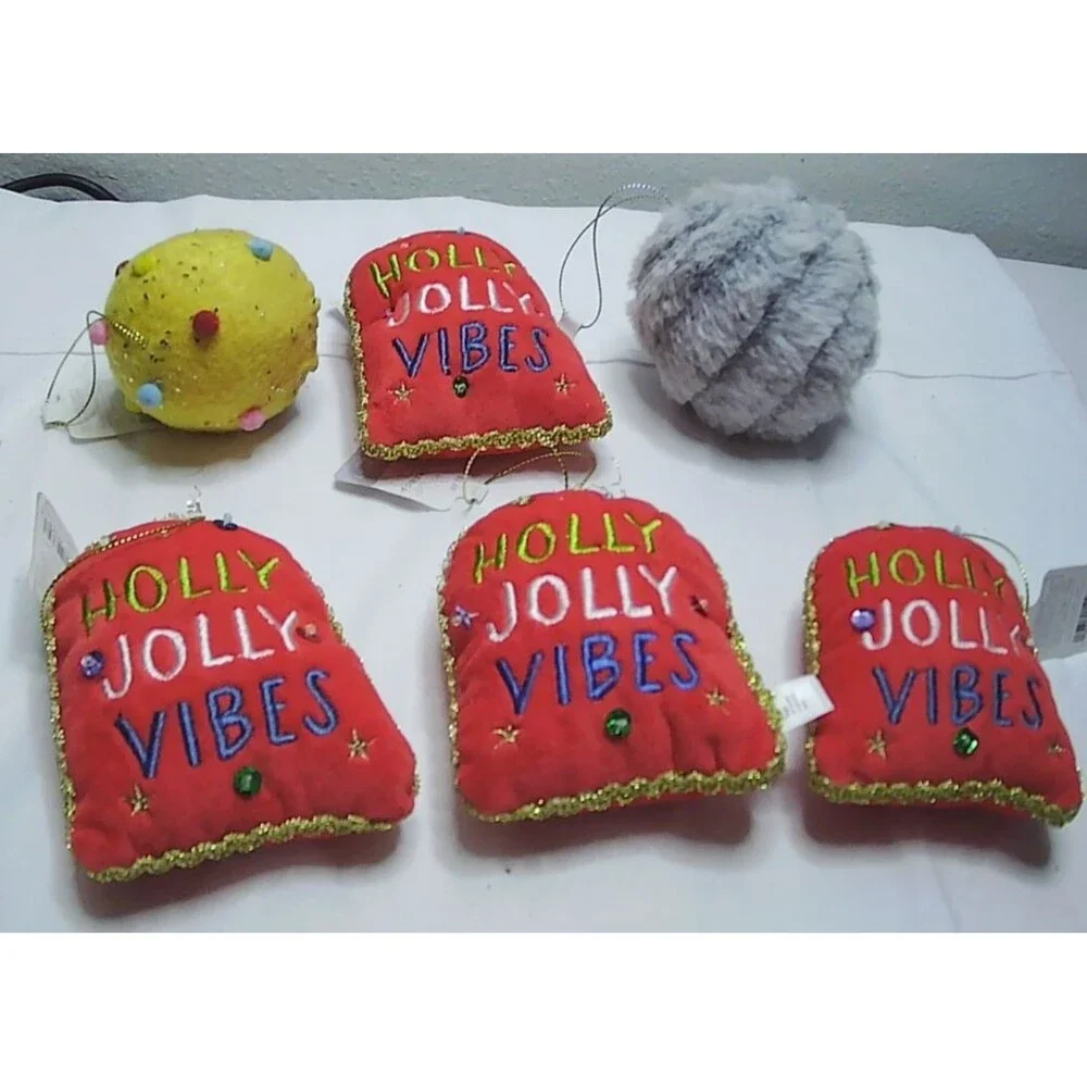 Target Wondershop Lot of 5 Christmas Ornaments NWT